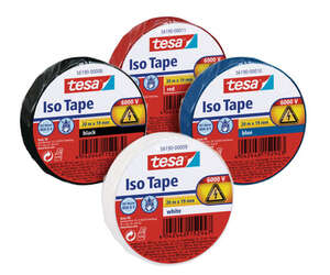 Image produit Tesa&reg;- Iso Tape / Ruban d'isolation Electrique - Blanc - 20 m x 19 mm