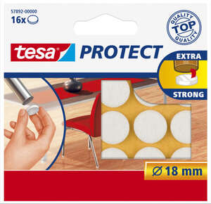 Image produit Tesa&reg;- Feutres Anti-Rayures - Blanc - Rond - &Oslash; 18 mm