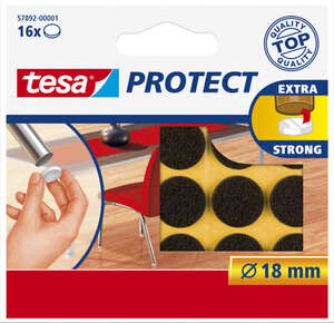 Image produit Tesa&reg;- Feutres Anti-Rayures - Brun - Rond - &Oslash; 18 mm