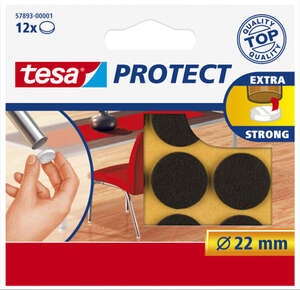 Image produit Tesa&reg;- Feutres Anti-Rayures - Brun - Rond - &Oslash; 22 mm