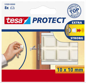 Image produit Tesa&reg;- Blocs Antichoc - Blanc - 10 x 10 mm (8 pi&egrave;ces)