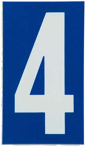 Image produit CHIFFRE ADHESIF NOBEL BLEU+BLANC 4 60mm