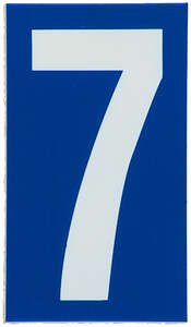 Image produit CHIFFRE ADHESIF NOBEL BLEU+BLANC 7 60mm