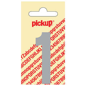Image produit CHIFFRE ADHESIF NOBEL GRIS 1 60mm