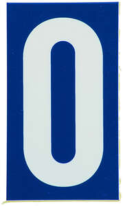 Image produit CHIFFRE ADHESIF NOBEL BLEU+BLANC 0 60mm