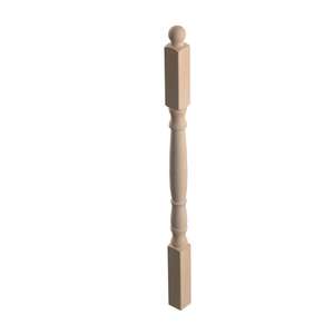 Image produit Poteau Tourn&eacute; - PT2 SOGEM - H&ecirc;tre - 70 x 70 mm - Haut: 130 cm