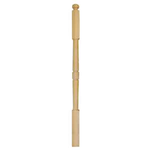 Image produit Poteau Tourn&eacute; - Moderne PT20 SOGEM - H&ecirc;tre - 70 x 70 mm - Haut: 130 cm