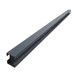 Image produit Quadra - Poteau Alu RAL 7016 pour panneau 52 mm - 60 x 65 x 2700 mm