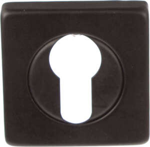 Image produit Entr&eacute;e de Cylindre - Carr&eacute; - Noir - 50 x 50 mm (2 pi&egrave;ces)