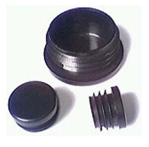 Image produit Sabot pour pied tubulaire rond - Mod&egrave;le &agrave; enfoncer - Polyamide - Noir - &Oslash; 14 &agrave; 32 mm