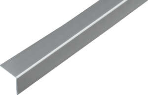 Image produit Corni&egrave;re adh&eacute;sive PVC type inox 30x30x1,5/1m
