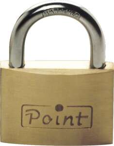Image produit BURGWACHTER - Cadenas &agrave; cl&eacute;s - Extra Plat 500 - Laiton - Plusieurs formats