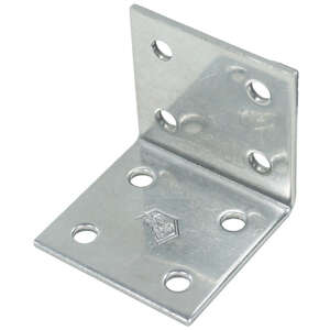 Image produit Equerre d'assemblage - Multi trous - Inox > plusieurs dimensions