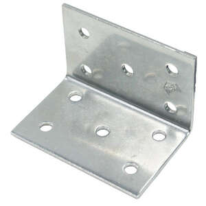Image produit Equerre d'assemblage - Multi trous - Inox - 40 x 40 x 60 x 2,5 mm