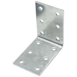 Image produit Equerre d'assemblage - Multi trous - Inox - 60 x 60 x 40 x 2,5 mm
