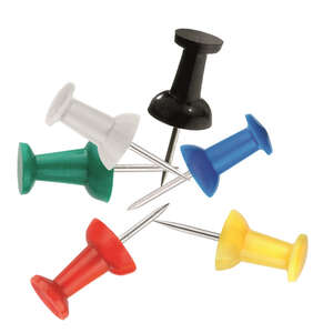 Image produit Punaise Tableau Plastique - Couleur (30 pi&egrave;ces)