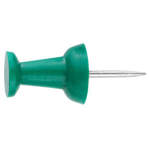 Image produit Punaise Tableau Plastique - Vert (30 pi&egrave;ces)