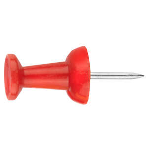 Image produit Punaise Tableau Plastique - Rouge (30 pi&egrave;ces)