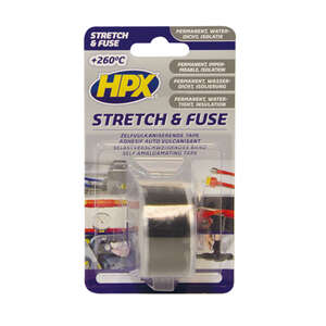 Image produit HPX&reg;- Ruban adh&eacute;sif Isolant Stretch & Fuse - Noir - 25 mm x 3 m