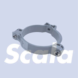 Image produit Scala - Fixo Collier Goutti&egrave;re - &Oslash; 80 mm - Gris Clair