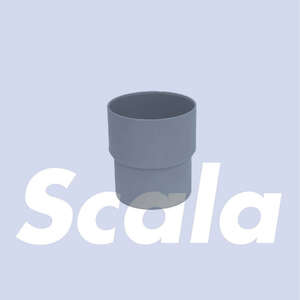 Image produit Scala - Manchon pour Goutti&egrave;re 80 mm - Gris Clair