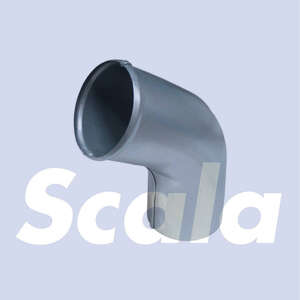 Image produit Scala - Coude de Finition pour Goutti&egrave;re 87 mm / 60&deg;- Zinc Galva