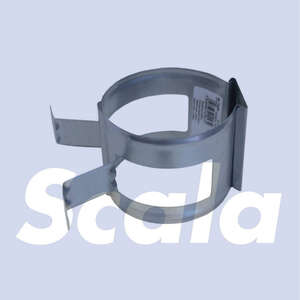 Image produit Scala - Fixo Collier Goutti&egrave;re - &Oslash; 87 mm - Zinc Galva