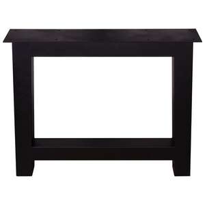 Image produit Pied de Table - M&eacute;tal Type 'A' - Noir - 820 x 150 mm - 730 mm (Haut.)