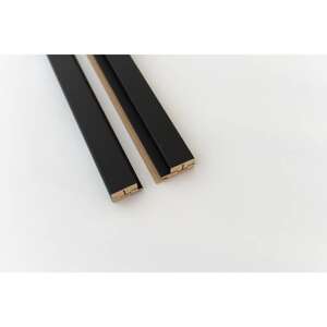 Image produit MAESTRO - Kit de finition Lambris Mural - LATT - Black-Black - 20 x 71 x 2770 mm