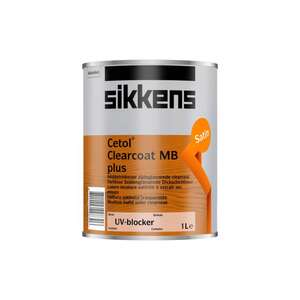 Image produit Sikkens Cetol&reg; Clearcoat MB plus - Incolore Satin 1 & 2,5 L)