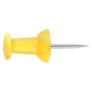 Image produit Punaise Tableau Plastique - Jaune (30 pi&egrave;ces)