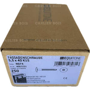Image produit Equitone&reg; (Natura) - Vis - &Oslash; 5,5 x 40 mm - (250 pi&egrave;ces)