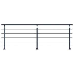 Image produit SOGEM - Garde-corps 'Clean Black' - Kit - Fixation au sol - 2.5M