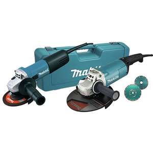 Image produit MAKITA - Combokit de Meuleuses d'angle 125 et 230 mm (220V) - DK0047GX1