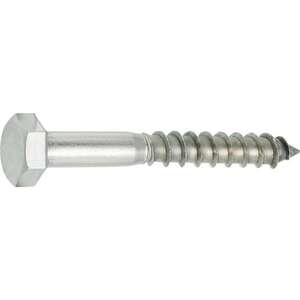 Image produit Tirefond (Hexagonal) - Filetage &agrave; Bois - Inox A2 - &Oslash; 8 mm