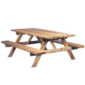 Image produit Table Pique-Nique 'Gdansk' - Epaisseur: 40 mm - 1800 x 1800 mm