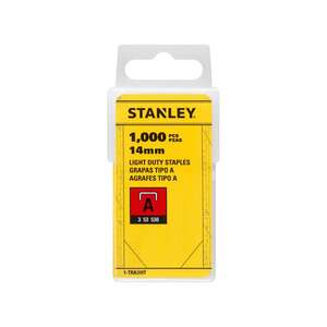 Image produit Stanley Agrafes 14mm-9/16" Type A - 1000pc 1-TRA209T