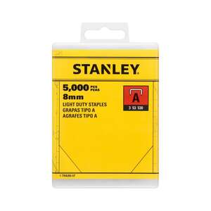 Image produit Stanley Agrafes 8mm-5/16" Type A - 5000pc 1-TRA205-5T