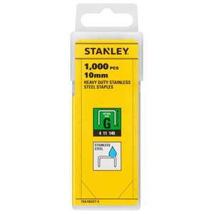 Image produit Stanley Agrafes Inox 10mm-3/8" Type G - 1000pc TRA706SST-0