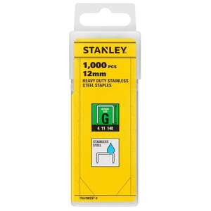 Image produit Stanley Agrafes Inox 12mm-1/2" Type G - 1000pc TRA708SST-0