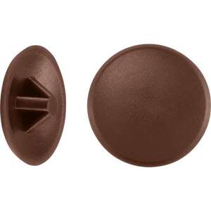 Image produit Capuchon de recouvrement (pour PZ 2) - PVC - Brun moyen (Manhattan) - &Oslash; 12 mm (50 pi&egrave;ces)