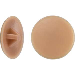 Image produit Capuchon de recouvrement (pour PZ 2) - PVC - Brun clair - &Oslash; 12 mm (50 pi&egrave;ces)