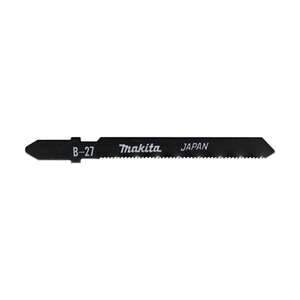 Image produit MAKITA - Lame de Scie Sauteuse (N&deg; B-27), HSS - Inox/M&eacute;tal/Alu/PVC - 76 mm - Dents: 24 TPI - A-85787 (5 pcs)