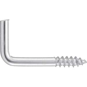 Image produit Gond (Crampon) en L - Filetage Bois - Acier Galvanis&eacute;