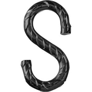 Image produit Crochet en S (Crochet de Boucher) - Noir - 3,8 x 35 mm (4 pcs)