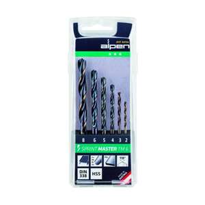 Image produit Alpen - Cassette Sprint Master TM Forets Acier (6 pi&egrave;ces): &Oslash; 2|3|4|5|6|8 mm