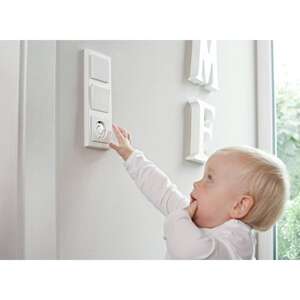 Image produit ABUS - S&eacute;curit&eacute; enfant GRETA JC2100 - Caches prises - Blanc - 6 pi&egrave;ces