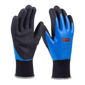 Image produit Gants de Travail en Nitrile Bleu