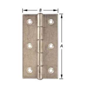 Image produit Charni&egrave;re l&eacute;g&egrave;re de meuble - Etroite - Broche riv&eacute;e - Inox A2 (2p)