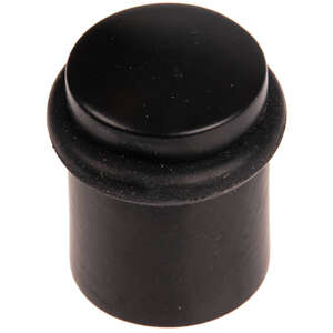 Image produit Arr&ecirc;t de Porte - Noir - &Oslash; 28 mm x 39 mm (Haut.)